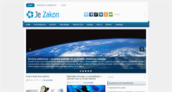 Desktop Screenshot of jezakon.si